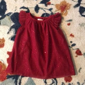 Cat & Jack Ruby Red Sparkle Dress! ✨